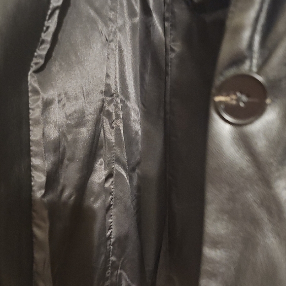 Endless Rose Black Faux Leather Blazer - Picture 9 of 10